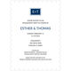 Navy Square Initials Invitations Image 10 of 10